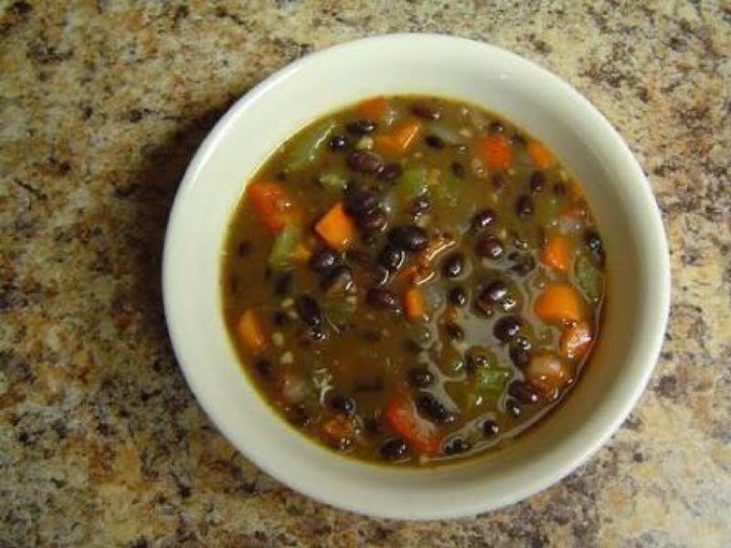 Black Bean and Bacon Soup