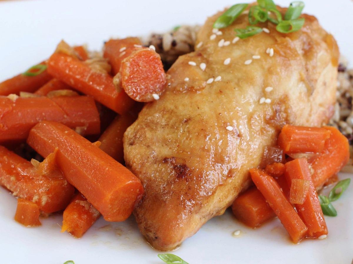 Teriyaki Turkey Breast and Carrots